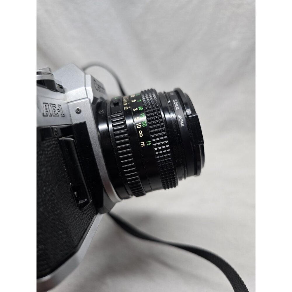 Canon AE-1 35mm Film Camera Canon 50mm Lens- NOT TESTED - Picture 13 of 16